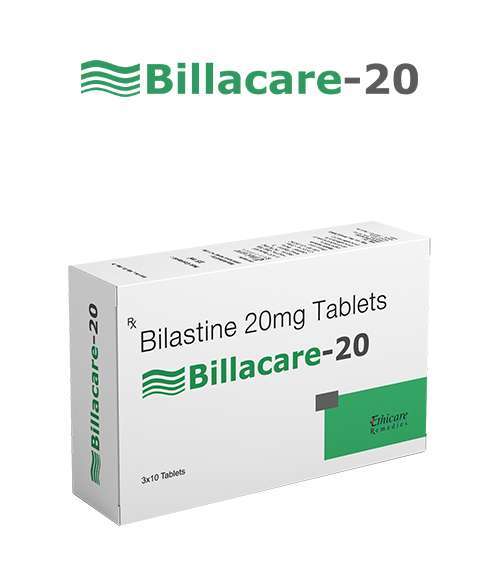 Billacare 20- Bilastine 20mg Tablets -Ethicare Remedies